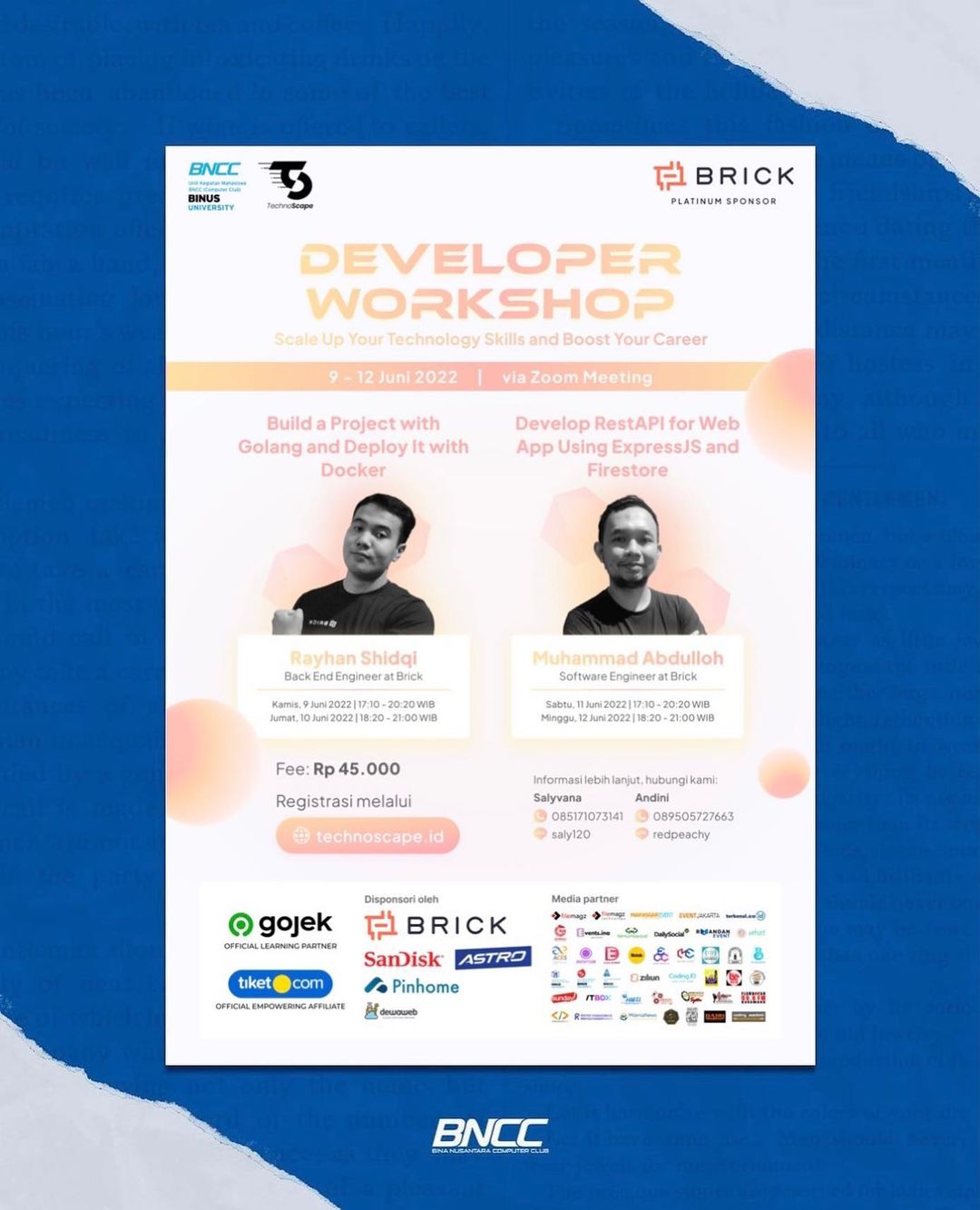 Developer Workshop: Scale Up Your Technology Skills and Boost Your Career